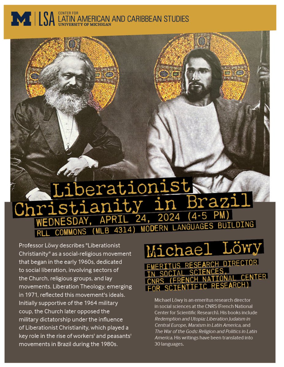 Liberationist Christianity in Brazil. More info: ii.umich.edu/lacs/news-even…