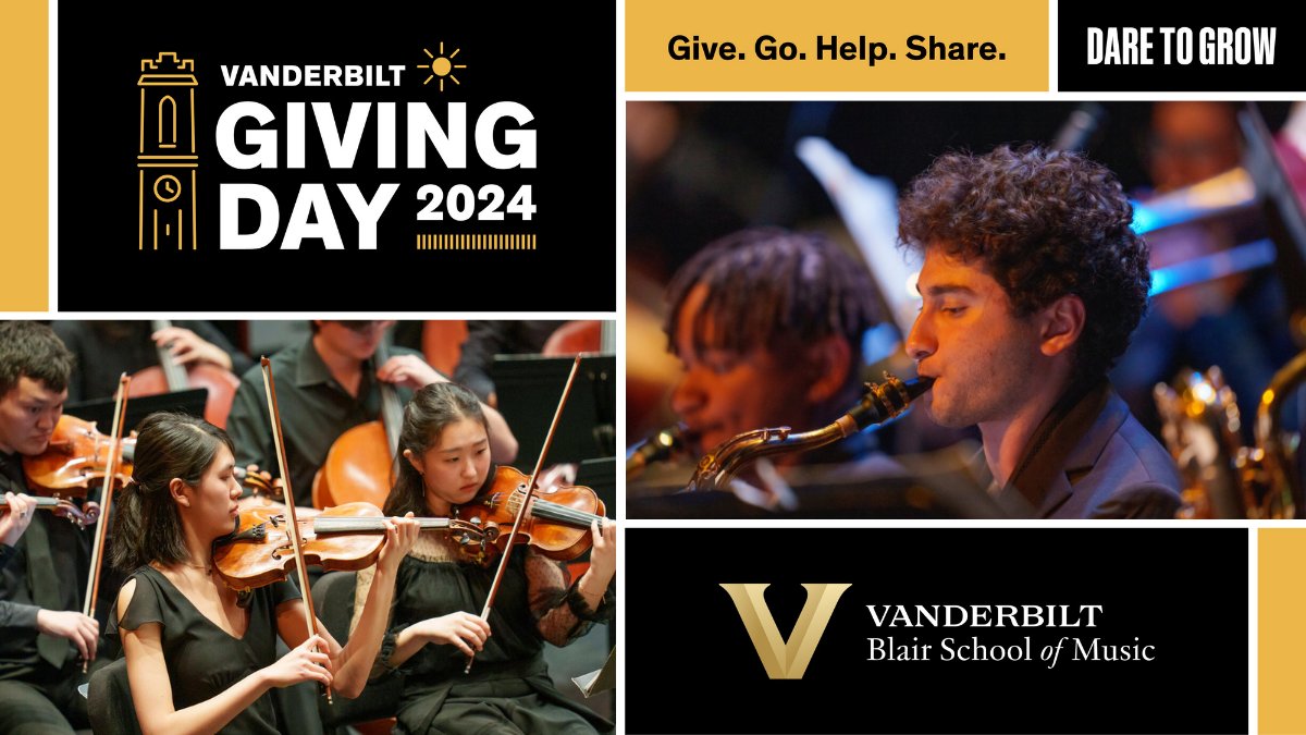 It's #GivingDay, an annual tradition that demonstrates the power of generosity and collective action. Gifts of all sizes support our Dare to Grow campaign and positively affect the lives of our students and faculty. Make a gift today!: vu.edu/givingday-blair