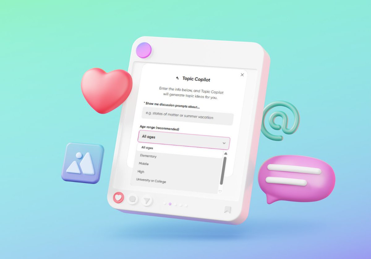 What topic are you currently teaching or supporting an educator with? ✨ ✨ Let us know, and we might craft a personalized Flip topic with ⚡Topic Copilot⚡ powered by Azure OpenAI, especially for you! 💬 💖 #FlipForAll
