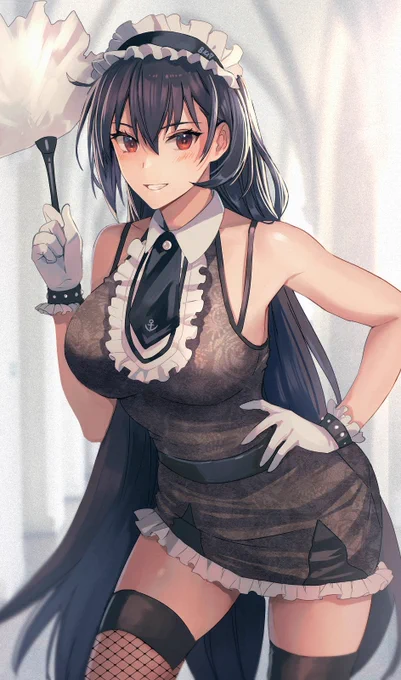 #これを見た人はメイドをTLに放流しようはたきにきたぞ! 