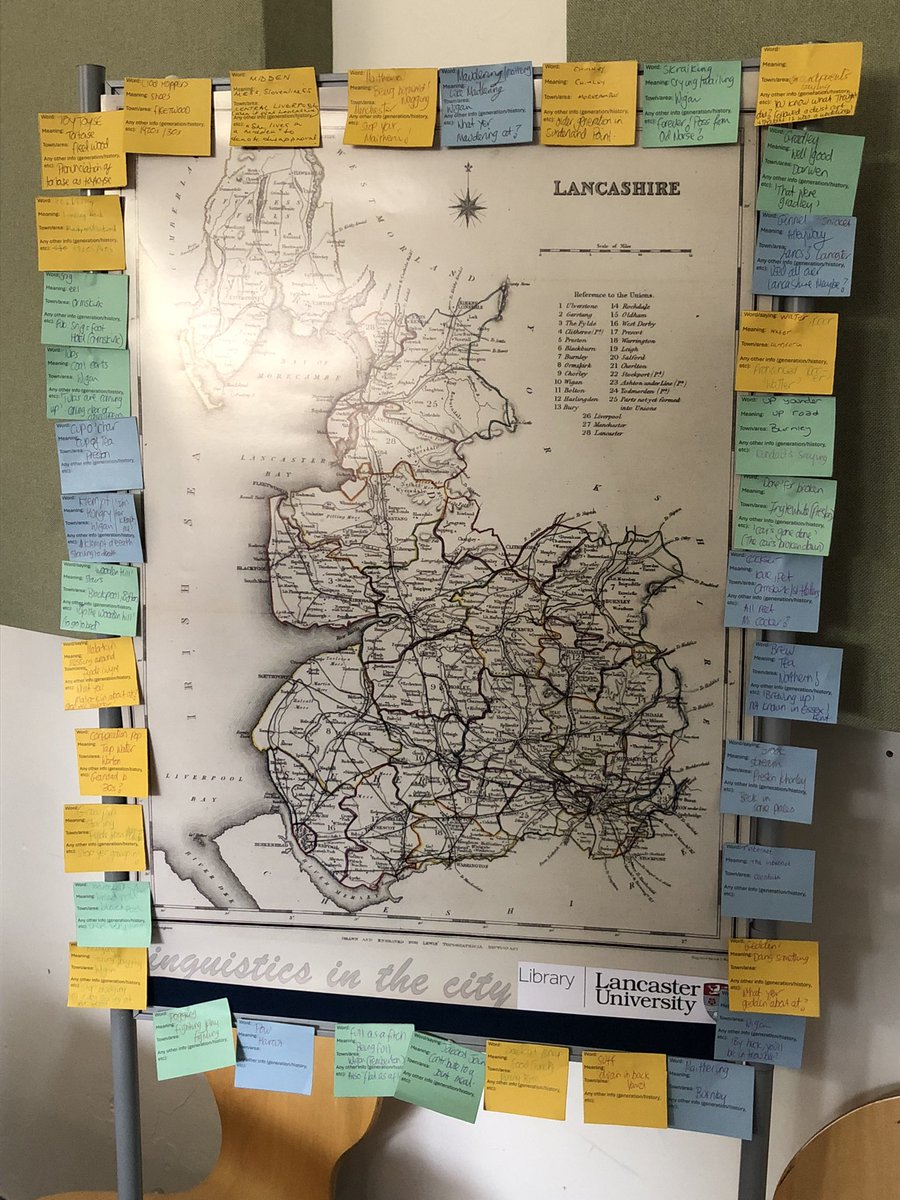 Malarking about? Feeling maithered? What are snigs and clod hoppers? Come down to @MoreMusic1 to find out more about the wonderful world of Lancashire dialect! @LAEL_LU @PhoneticsLab @LancsArchives @lancs_events #CampusinTheCity