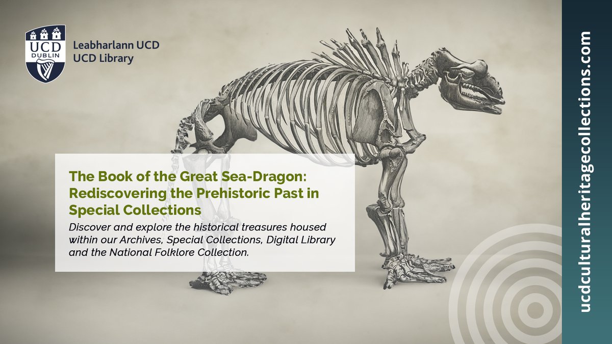 In the latest cultural heritage blog post from @ucdlibrary, Claire Dunne delves into the prehistoric past and highlights the fascinating items which are held (and are being rediscovered) within UCD's cultural heritage collections. Read it here: bit.ly/chblog_seamons…
