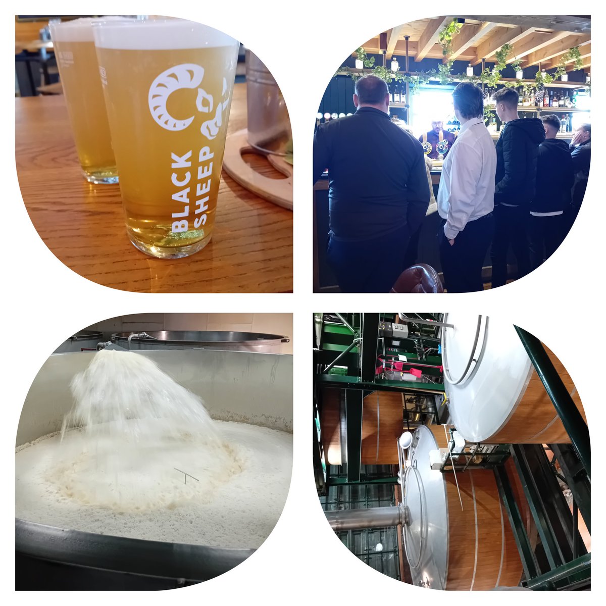 A nice brewery tour at Black Sheep with the <a href="/swintonestate/">Swinton Estate</a> team. Skål🇸🇪👍