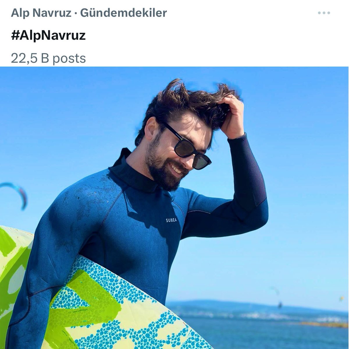 #AlpNavruz 22,5 B Posts ile Türkiye Gündeminde yerini aldı.