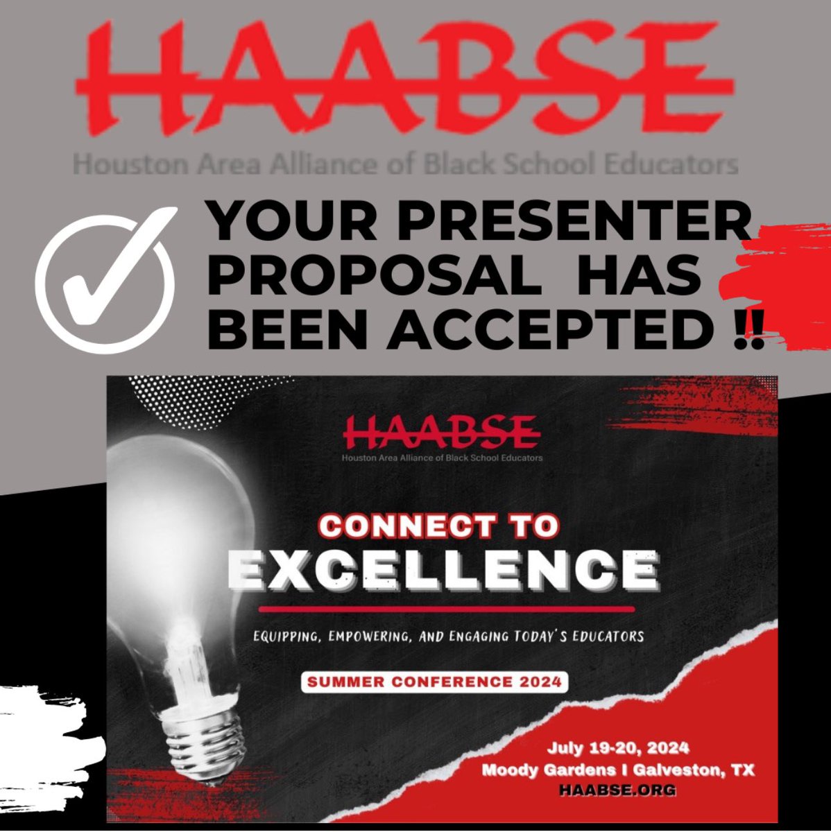 Dr_BWatson's tweet image. Grateful for the opportunity to be able to present at the @HAABSE3 summer conference! #ConnectToExcellence #SummerConference