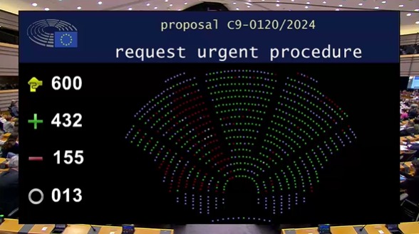 🚨Le Parlement européen vient de voter en faveur d'une procédure d'urgence pour réformer la #PAC pour réduire ses (faibles) mesures environmentales ! Sans débat. Sans garantie pour le revenu de nos agriculteurs. Ils ont renoncé à une PAC plus verte et plus juste.
