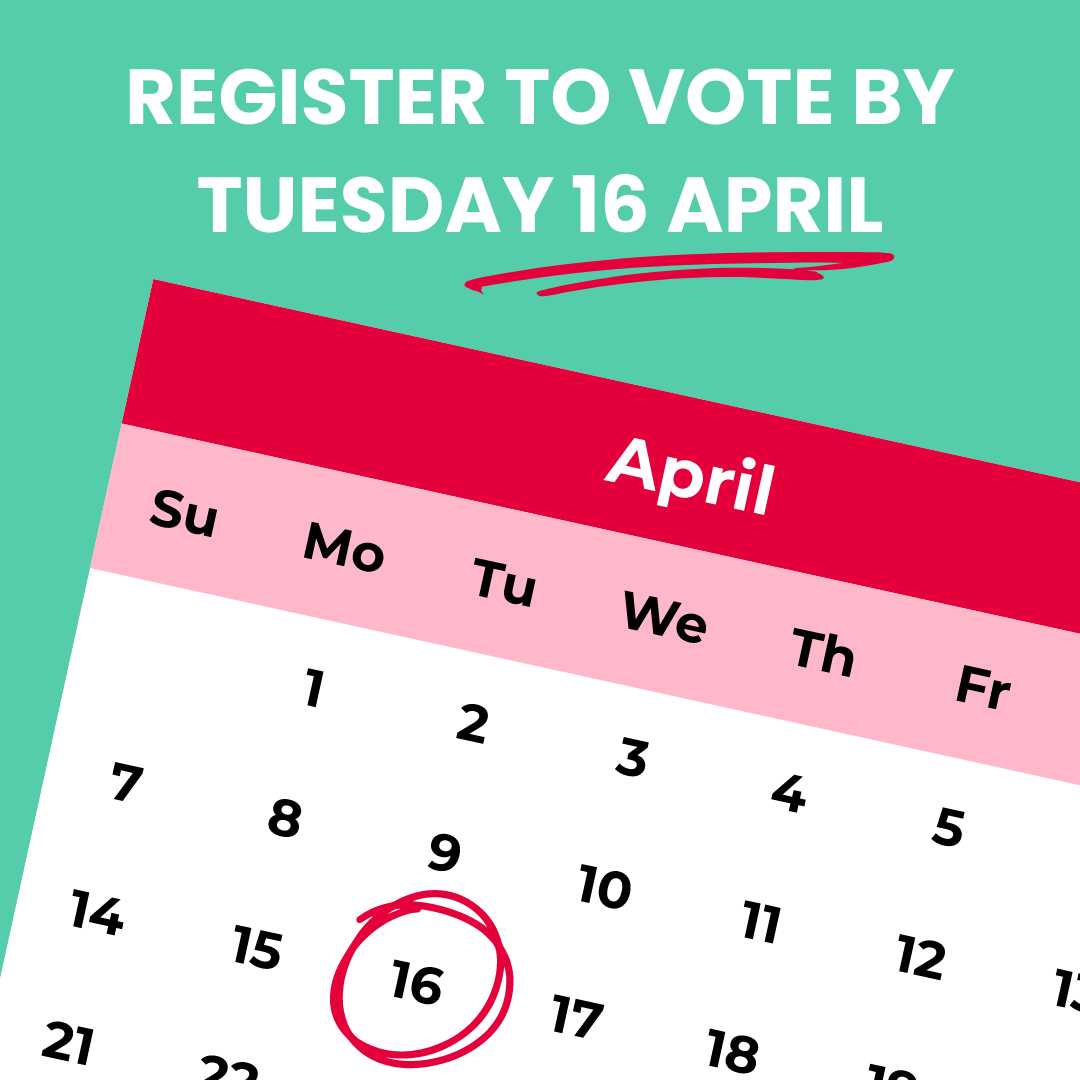 🗳 Polling day is 2 May and there are 3 elections happening; for your local councillor, West Midlands Mayor, and Police & Crime Commissioner. ⏰Make sure you're registered to vote by Tuesday 16 April to be able to have your say. Apply online at gov.uk/registertovote