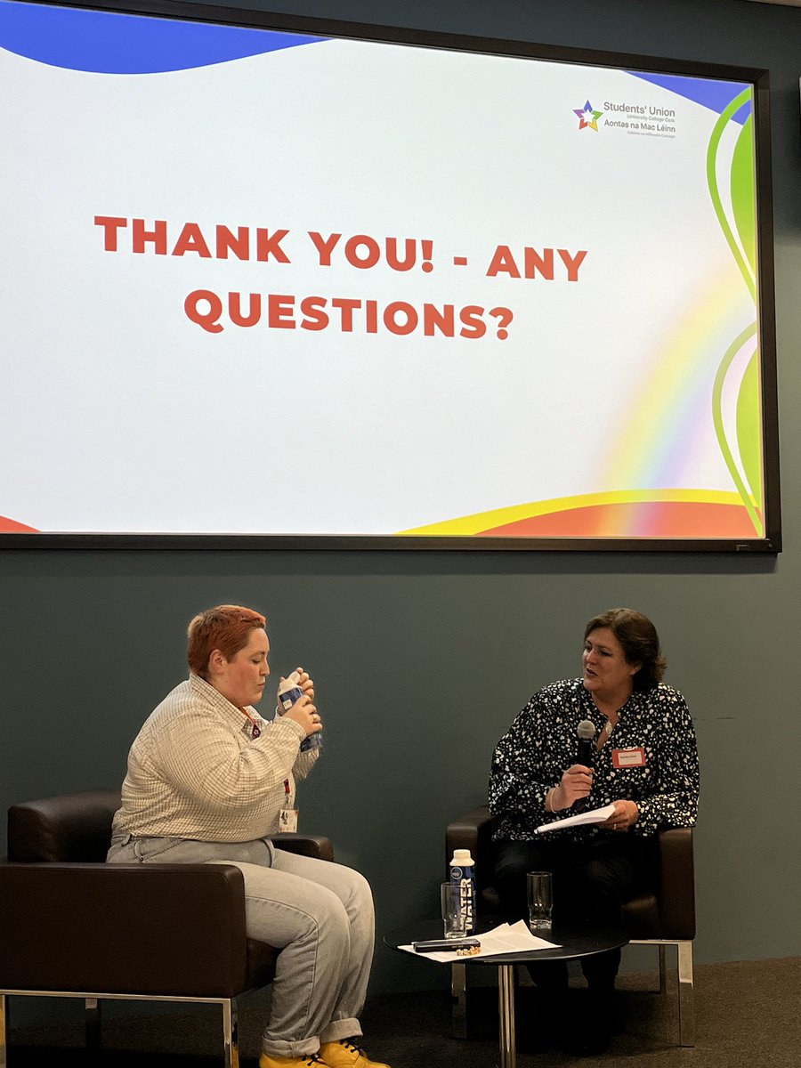 A great and inspiring closing paper to our Library seminar by Hayley O’ Connell-Vaughan @UCCSUEngagement on The Importance of Libraries as Safe Spaces & Areas for Collaboration.' @UCCSU