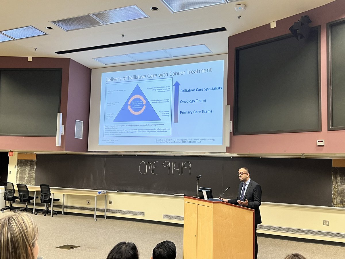 Fantastic and inspiring talk about integrating palliative care with oncology care at Vanderbilt and beyond by our own Rajiv Agarwal <a href="/VUMCDiscoveries/">Vanderbilt University Medical Center</a> @VUMC_Cancer <a href="/benhopark/">Ben Ho Park</a> <a href="/CathyEngMD/">Dr. Cathy Eng</a> <a href="/jordanberlin5/">Dr. jordan berlin</a>