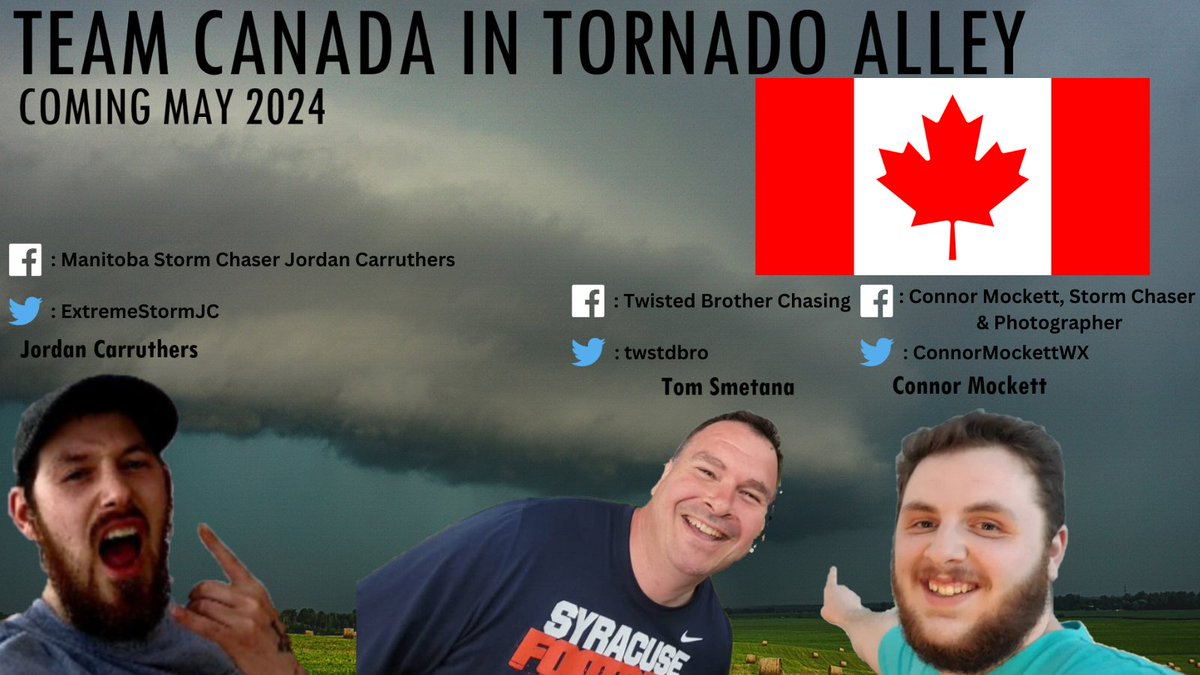 Only a few weeks left until I embark on an epic storm chasing adventure! 🌪️ Can't wait to hop in the #Bluemoose with my fellow Canadian storm chasers @twstdbro and @ConnorMockettWX, and maybe even a surprise convoy with @BraydonMoreSo! Make sure to download the Highways &…