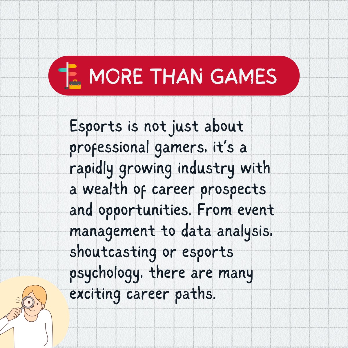 UiAEsport's tweet photo. Esports isn't just about gaming. It's a booming industry filled with so many career opportunities and networking potential. We in Academic Esports focus on developing the skills needed to take advantage of those opportunities.

Read more on LinkedIn: https://t.co/0eTzktLMZD https://t.co/XJRYUShm6L