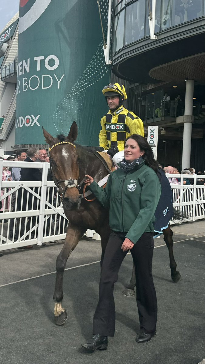 SIR GINO 😍 A winner on the card for @sevenbarrows at Aintree! 🥇