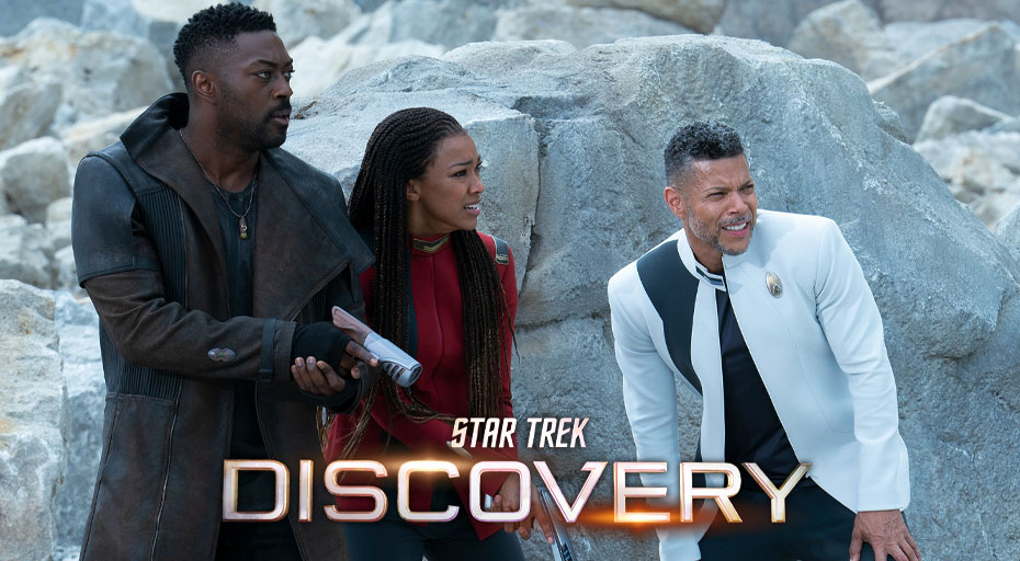 NEW! In this week's #StarTrekDiscovery episode, Burnham heads to Trill to find the next clue in galactic treasure hunt — while Saru begins his new political life Our review: tinyurl.com/dsc503-review #StarTrek