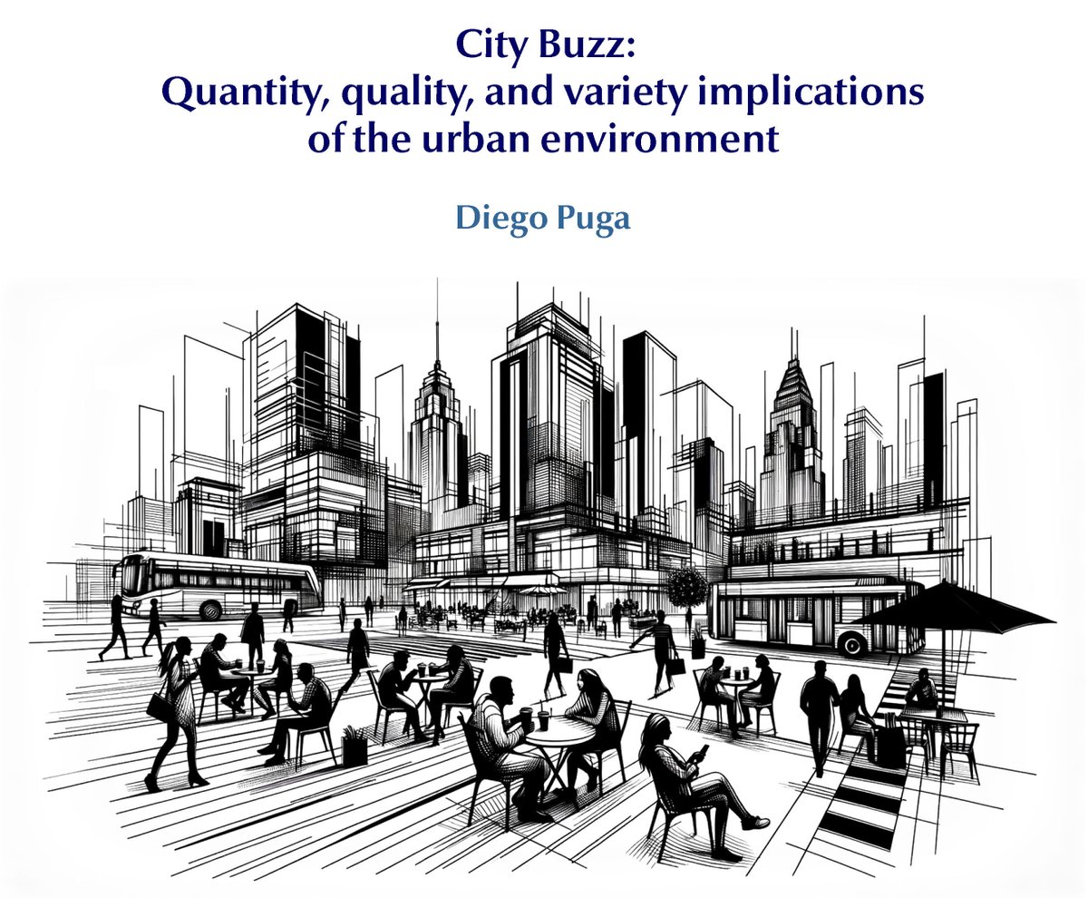 Thrilled & grateful to get an ERC Advanced Grant for 'City Buzz: Quantity, quality, and variety implications of the urban environment.' My research career would not be possible without the 3 Adv. Grants from @ERCResearch supporting my research at @CEMFINews since 2012. Thank you