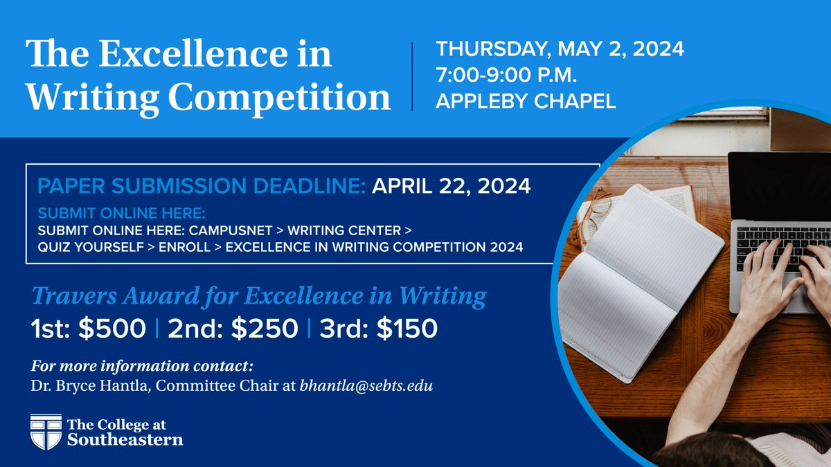 Submit an 8-10 page paper that you have already written for a class in 2023-2024 for a monetary prize!

Click the link below for more information!

🔗: ow.ly/EYpM50RaTA3