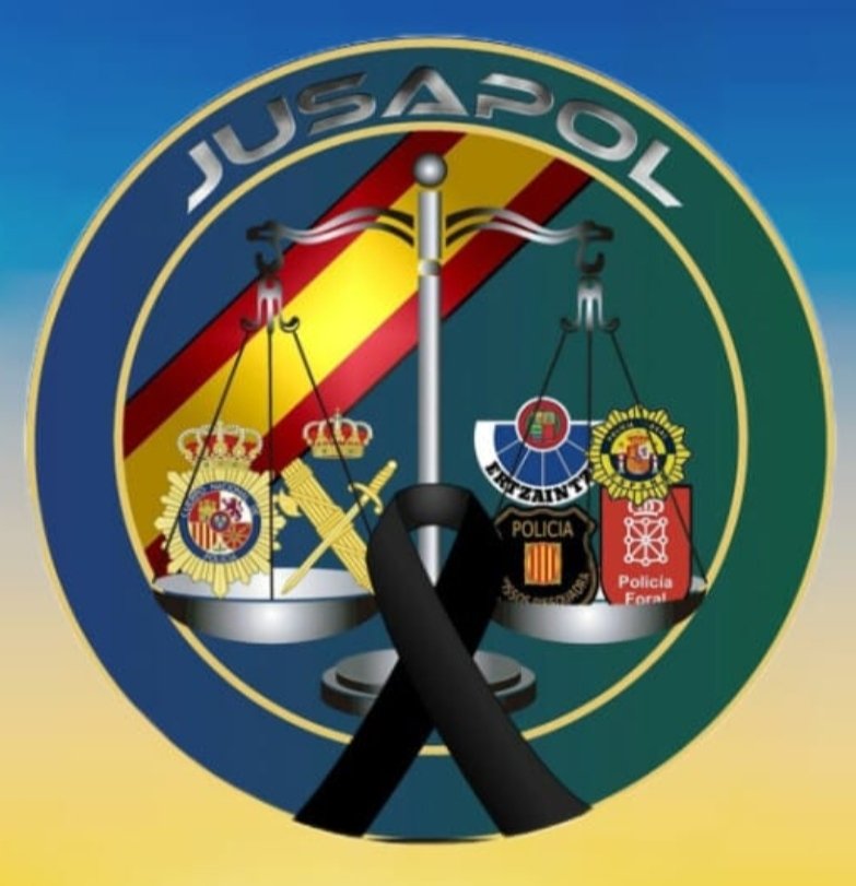 Se nos va muy pronto un Jusapolero de #Azul por un desgraciado accidente doméstico La Familia #Jusapolera de #Jaén lamenta enormemente la pérdida de este gran Compañero y muestra su pésame a su Familia, demás Compañeros y Allegados #DEP Javier #BesosAlCielo 🖤 @Jupol_Jaen