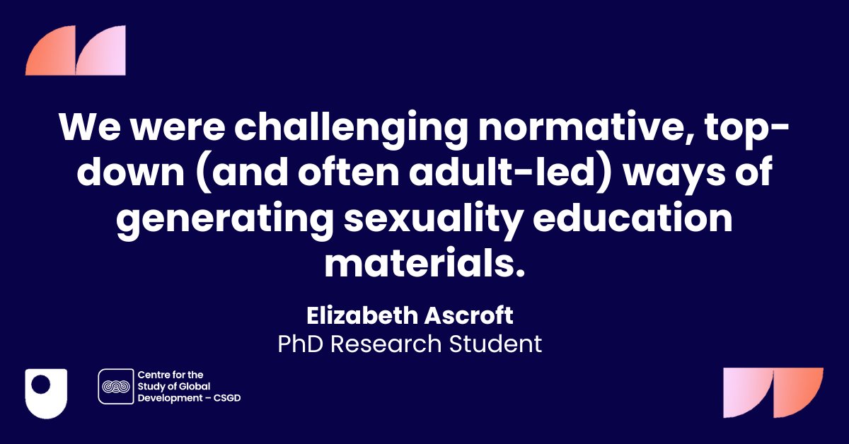 ✨@ElizAscroft recently collaborated with young people in Aruba to create #education resources that encourage open discussions about sex, #relationships, and #sexuality in a new e-zine as part of her PhD research @OU_WELS Learn more: wels.open.ac.uk/news/new-e-zin…