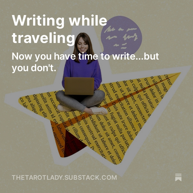 Latest at The Metaphysical Author's Confidential: Writing while traveling ow.ly/XOFK50Re70U <-So you think you'll get writing done when you're on vacation. Think again. #writing #amwriting #author #metaphysicalauthor #metaphysicalauthorsconfidential