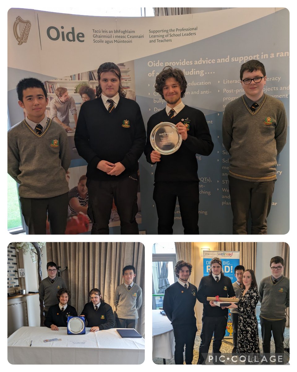 Ae are very proud to have received the 'Readers for Life's Award today at a ceremony in Co. Laois. This is a journey that started five years ago by our Well Read Committee, led by Ms Lowry and Ms Plunkett. Thank you for all your hard work👏🏼 #WeAreSalle