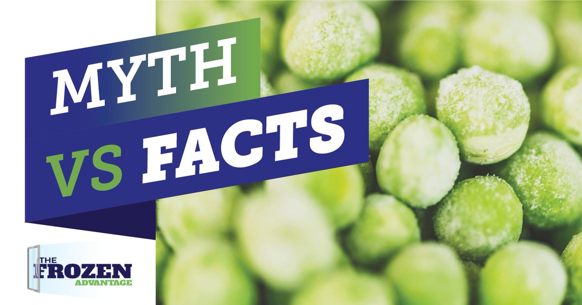 MYTH ❌ Frozen meals don’t use real ingredients FACT ✅ The freezer aisle of your supermarket is filled with meals made with the highest quality ingredients and prepared the way you would (if you had the time). Learn more: frozenadvantage.org/frozen-food-fa…