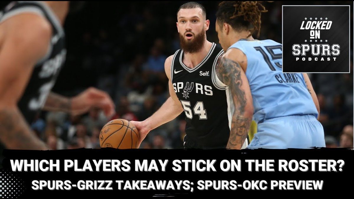 🎙️Which Spurs' role players might be sticking on the roster? YT buff.ly/49x20Xn . @KENS5 buff.ly/49z2nRh Apple buff.ly/3M84PVM Spotify buff.ly/36NvW12 #porvida #NBA #gospursgo #sanantonio