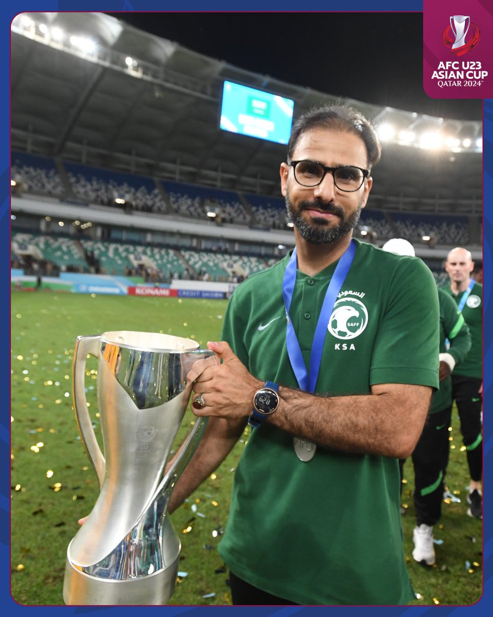 The man that led Saudi Arabia to glory at #AFCU23 2022 👏 Saad Al Shehri 🏆