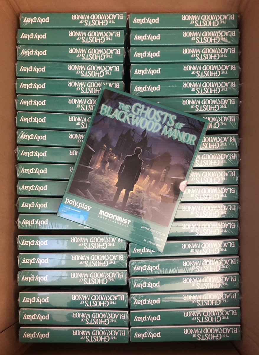 The great interactive fiction adventure 'The Ghosts of Blackwood Manor' by @8bit_era is now available, including for: #C64, #Amiga, #Atari, #MSX, #CPC, #Apple, #ZXSpectrum, #MEGA65, #SamCoupe, #TRS-80 and more. Order your copy now: buff.ly/4arhq0s
