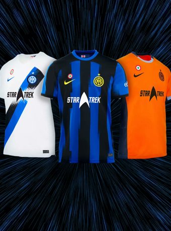 🖖 Après Transformers et les Tortues Ninja, c'est Star Trek qui sera sur les maillots de l'Inter Milan.