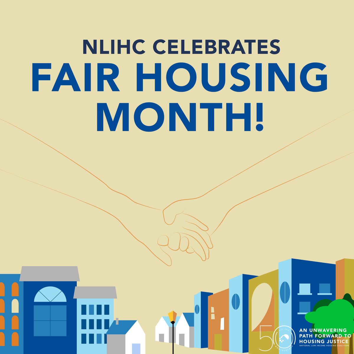 April is National Fair Housing Month! We must continue advocating for stable, affordable housing that is universally available to those in need.