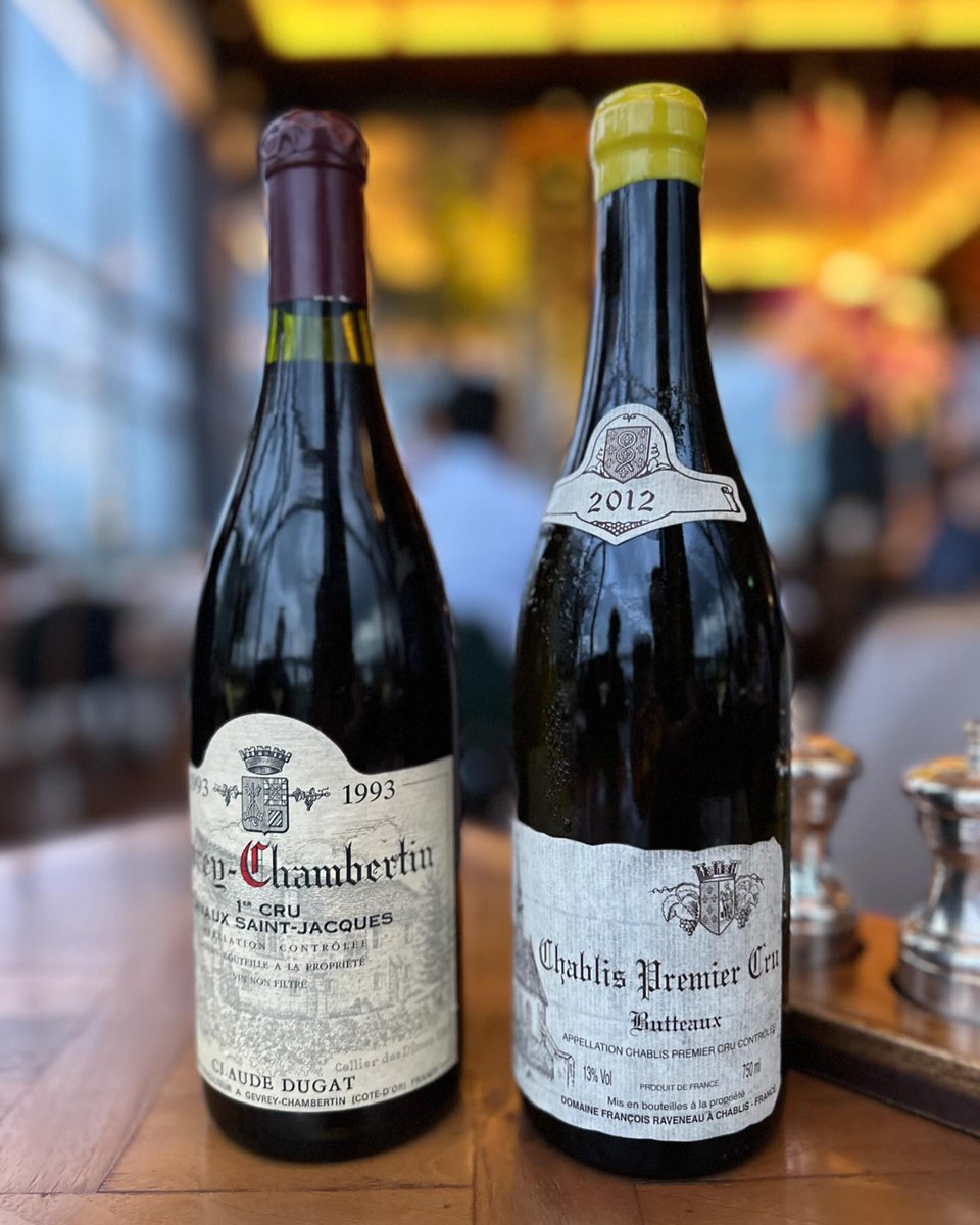 What we drink after a full day of tasting over 100 wines for @singaporeair — mature, delicious wines with personality, authenticity and depth! 93 Dugat Lavaux St Jacques is at its perfect peak and the 2012 Raveneau Butteaux is simply delicious!

#burgundy #wine #winetasting