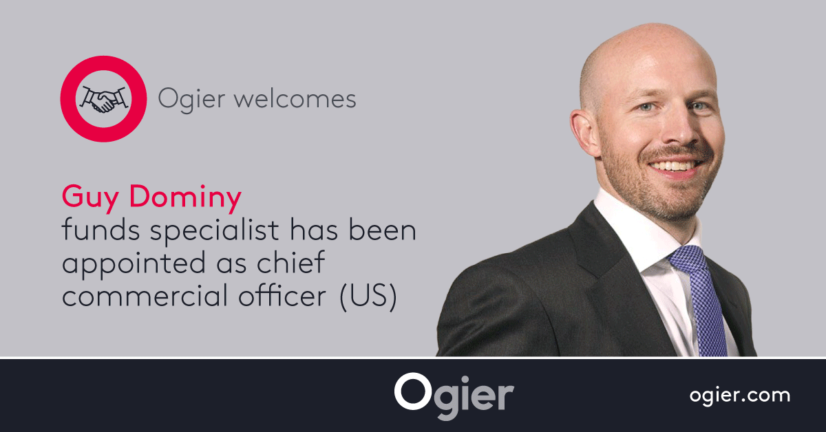 Investment funds specialist Guy Dominy has joined Ogier as chief commercial officer (US). Read more: loom.ly/ZwaV7sY #GAIMOpsCayman #AlternativeInvestments #InvestmentFunds #PrivateEquity #CaymanIslands