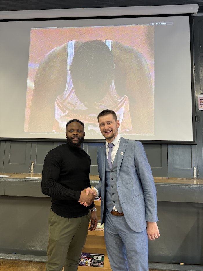 Today our Year 11 pupils were treated to a visit by former 400m World Champion Daniel Caines. This visit formed part of the strategy to support our Class of 24 pupils as they near the summer exam series... Read more: bit.ly/3TSOMOP #ProgressForAll