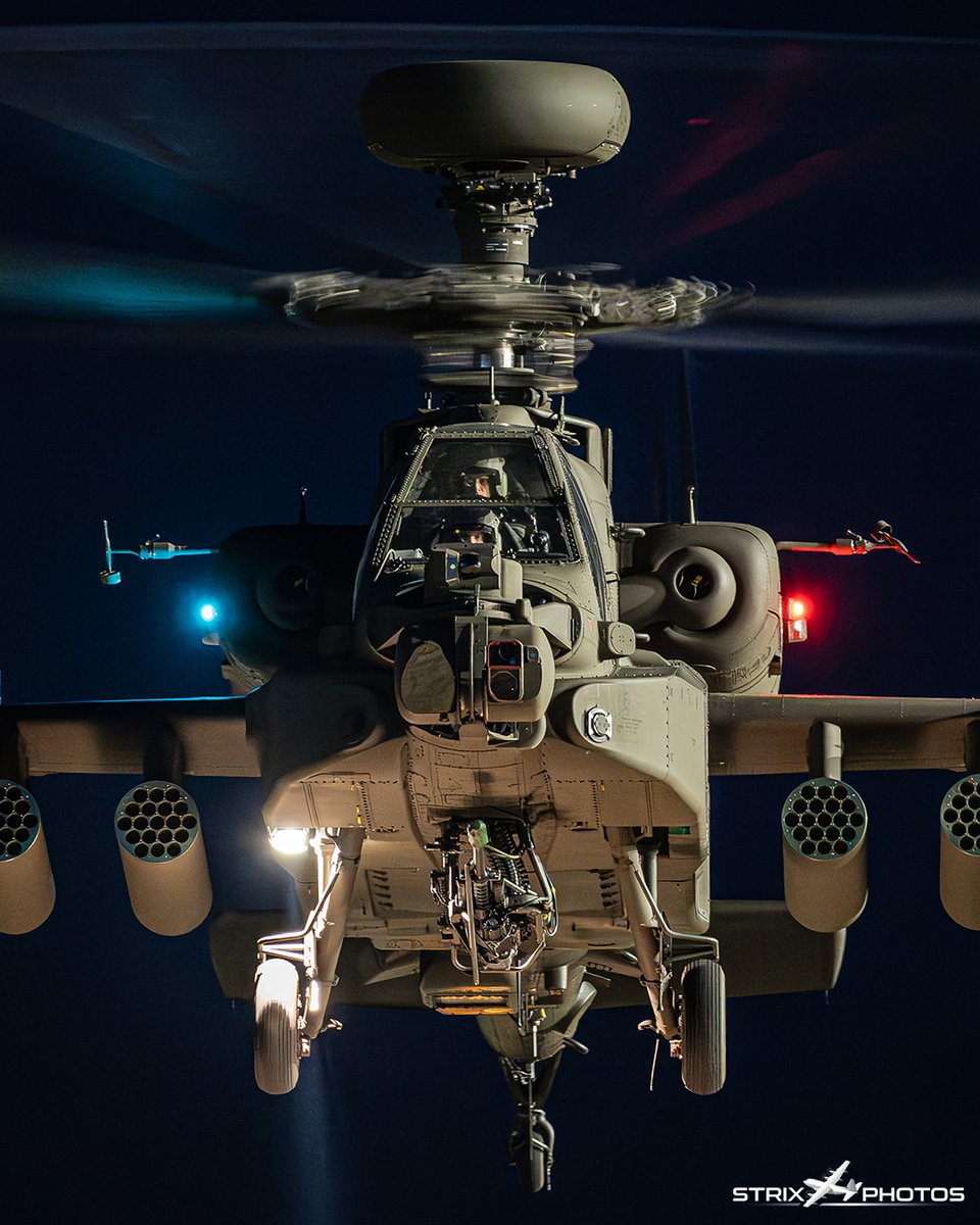 Ready to own the night 😎 No matter the weather, or time of day, the Apache AH-64E will find it. @3RegimentAAC @4RegimentAAC @BritishArmy @ArmyAirCorps 🇬🇧