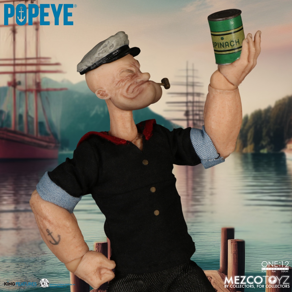 Get your spinach fix with Popeye 💪🥬

Available for preorder

Check it out here: mezcotoyz.com/one-12-popeye