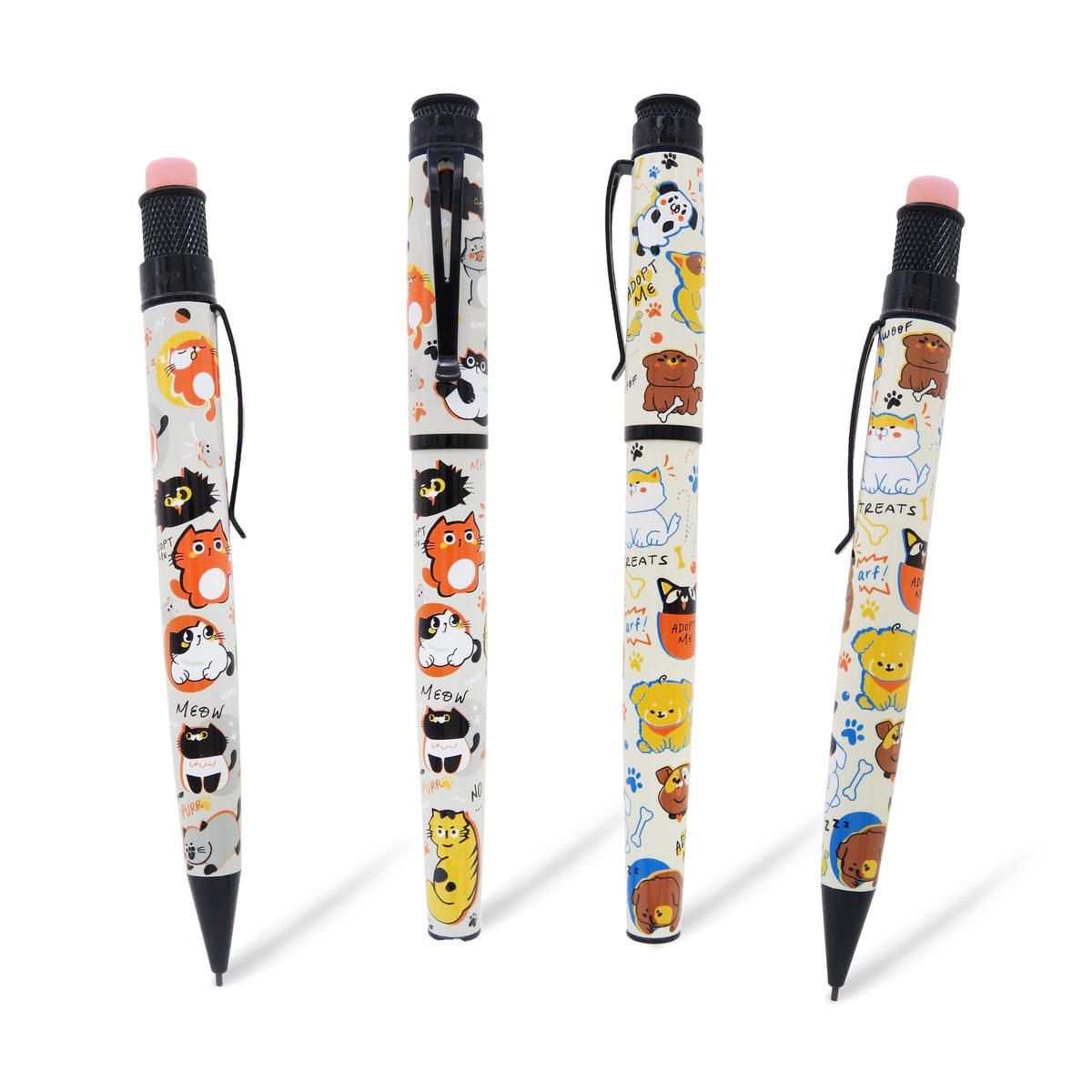 Anyone carrying their Rescue Pen for National Pet Day? There have been five editions to this series shown from 1 through 5 (left to right). Series 5 included the pencils and fountain pen versions too!