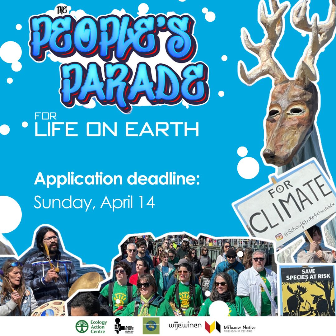 The deadline to apply to have your float in the People's Parade for Life on Earth or to be a part of the after party at Peace and Friendship Park is this Sunday, April 14! Visit linktr.ee/peoplesparade for more info and to apply, and join us as we celebrate joyful resistance!