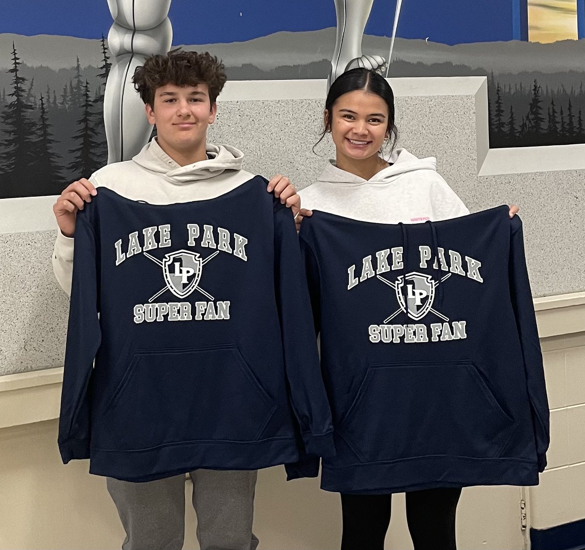 LPHS Student Activities (@lphsactivities) on Twitter photo Congratulations <a href="/LPLancers/">Lake Park HS</a> Winter Super Fan Winners Anthony Colella (Fr) & Marissa Marciniak (So)
Thank you for how you are so involved at your school and supporting your fellow Lancers! #WeAreLakePark Congratulations <a href="/LPLancers/">Lake Park HS</a> Winter Super Fan Winners Anthony Colella (Fr) & Marissa Marciniak (So)
Thank you for how you are so involved at your school and supporting your fellow Lancers! #WeAreLakePark