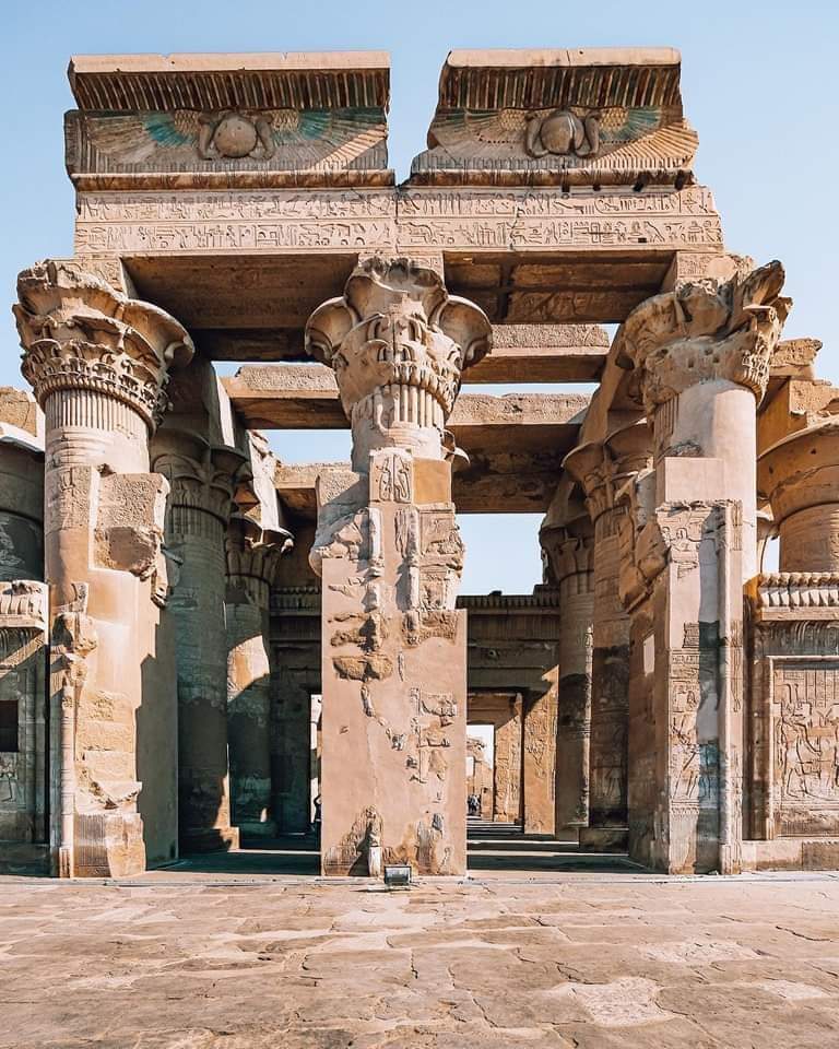 Macedonian Greek, which makes Cleopatra approximately as Egyptian as Elizabeth Taylor. -Stacy Schiff, Cleopatra: A Life #archeology Kom-Ombo Temple, #Egypt It was constructed during the Ptolemaic dynasty, 180–47 BC. The Ptolemies and modified by the Romans. @KaterinakiK1