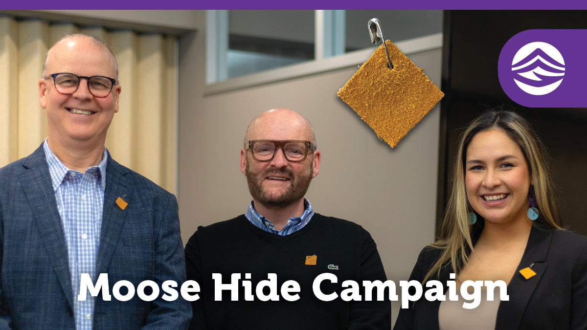 We were thrilled to meet with Raven Lacerte and David Stevenson of the @Moose_Hide Campaign last week - thanks for stopping by! Visit moosehidecampaign.ca to learn more about their important work and to register for the Moose Hide Campaign Day on May 16.