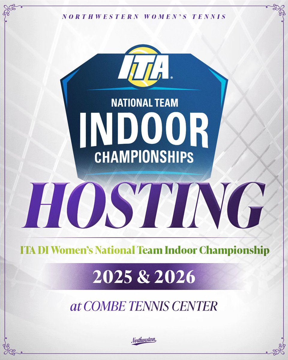A Champion will be crowned at Combe 🏆 We're excited to host the @ITA_Tennis National Team Indoor Championships in 2025 & 2026!