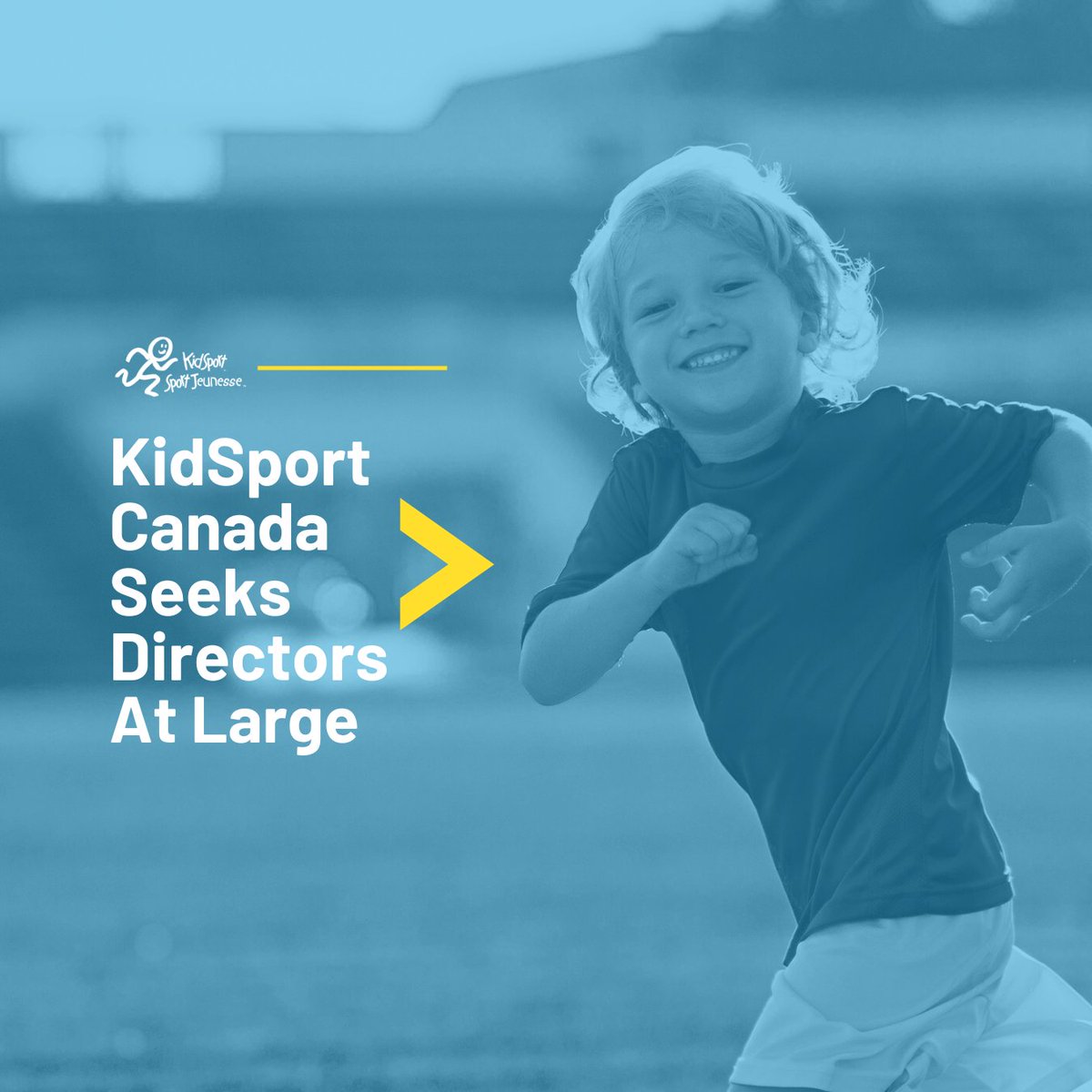 Are you passionate about KidSport's mission of ensuring no child is left on the sidelines? Apply for the KidSport Canada's Directors At Large positions. Applications close on April 12. For more information: ow.ly/OReq50RetJj #SoALLKidsCanPlay