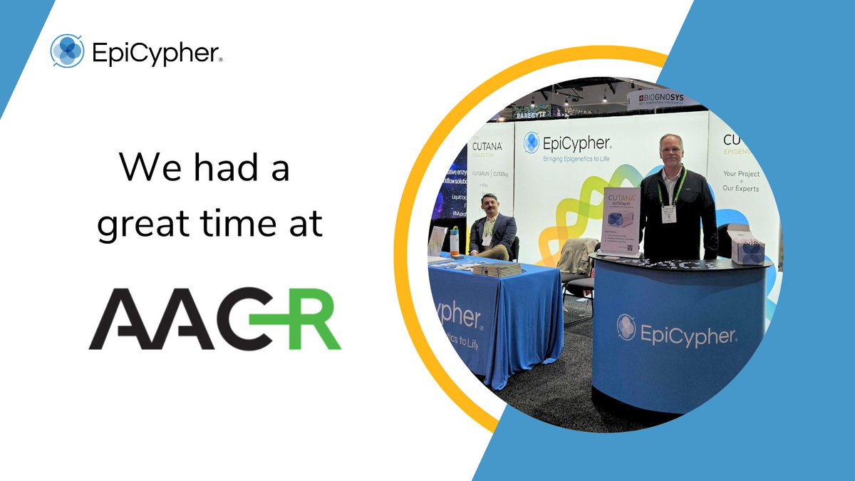 We had a great time at #AACR24! 

Missed our #EpiExperts discussing long read sequencing and DNA methylation multi-omic assays? 
Check out their posters here!  hubs.la/Q02sBSS30