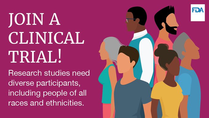 Clinical trial diversity is key to treating medical conditions, including rare diseases, which affect more than 30 million people in the United States. Could participating in a clinical trial be right for you? fda.gov/consumers/mino…