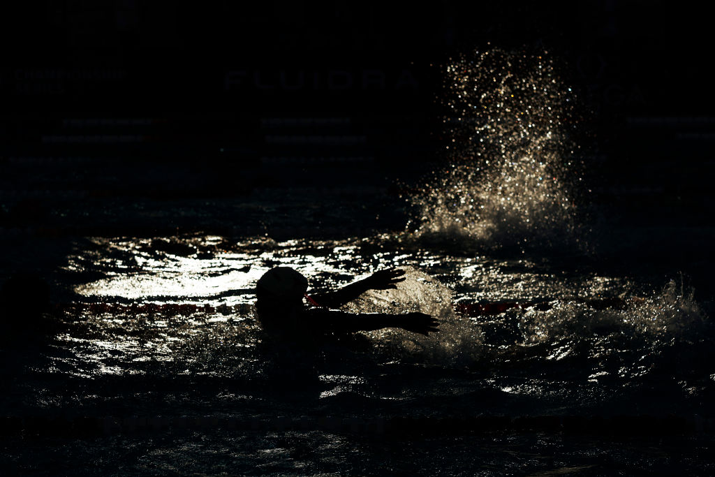 Early morning meet warmups hit different 😌🤌 #TYRProSeries | 📸: @stieriously/@GettySport