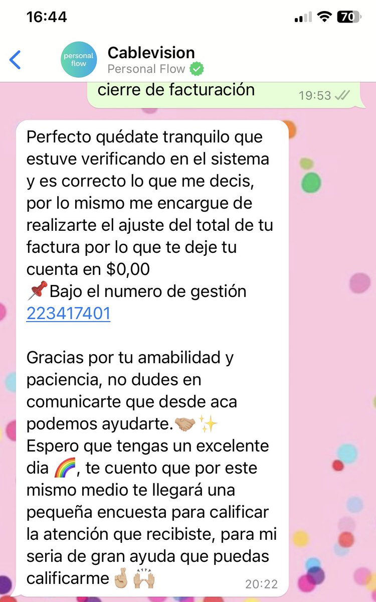 nilvaivanas's tweet photo. @PersonalFlow_At por favor si dejan de reclamarme una deuda q no tengo se los voy agradecer acá les paso por quinta vez mi gestión de baja del servicio!!!! https://t.co/2jJwVtVC6z