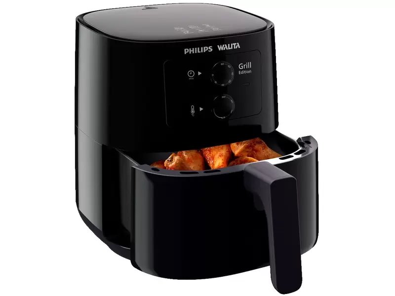 PRESENTE PARA SUA MÃE Fritadeira Elétrica sem Óleo/Air Fryer Philips POR R$ 384,04 divulgador.magalu.com/b6wYn5EO