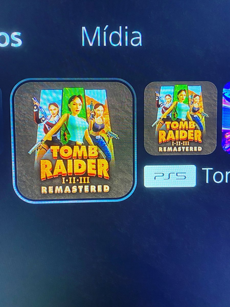 Finally added this image of Tomb Raider Remastered for PlayStation 🙏