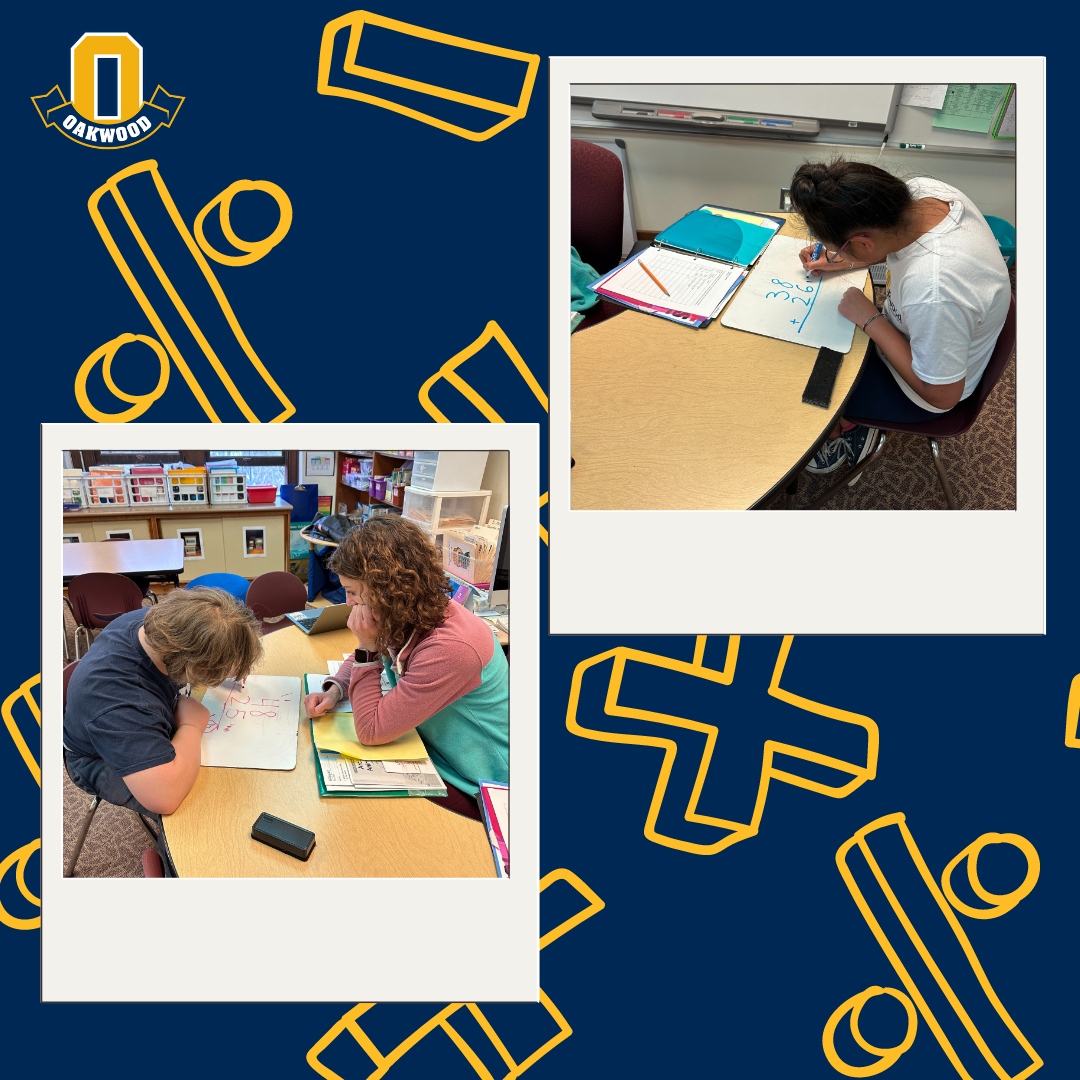 🔢✨ Adding up the fun in Mrs. Jacob's class! 💡 Our students are mastering addition with regrouping, proving that when it comes to math, teamwork really does 'count'! 📚 #OneOakwood