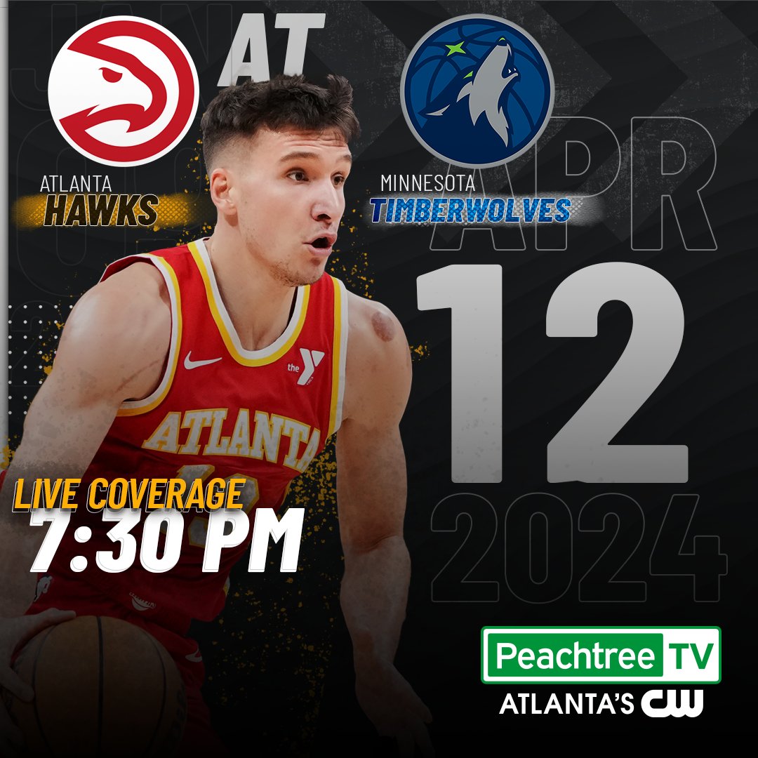 Hawks vs. Timberwolves, the showdown you've been waiting for! PeachtreeTV has the courtside pass🏀

Now available on YouTubeTV!