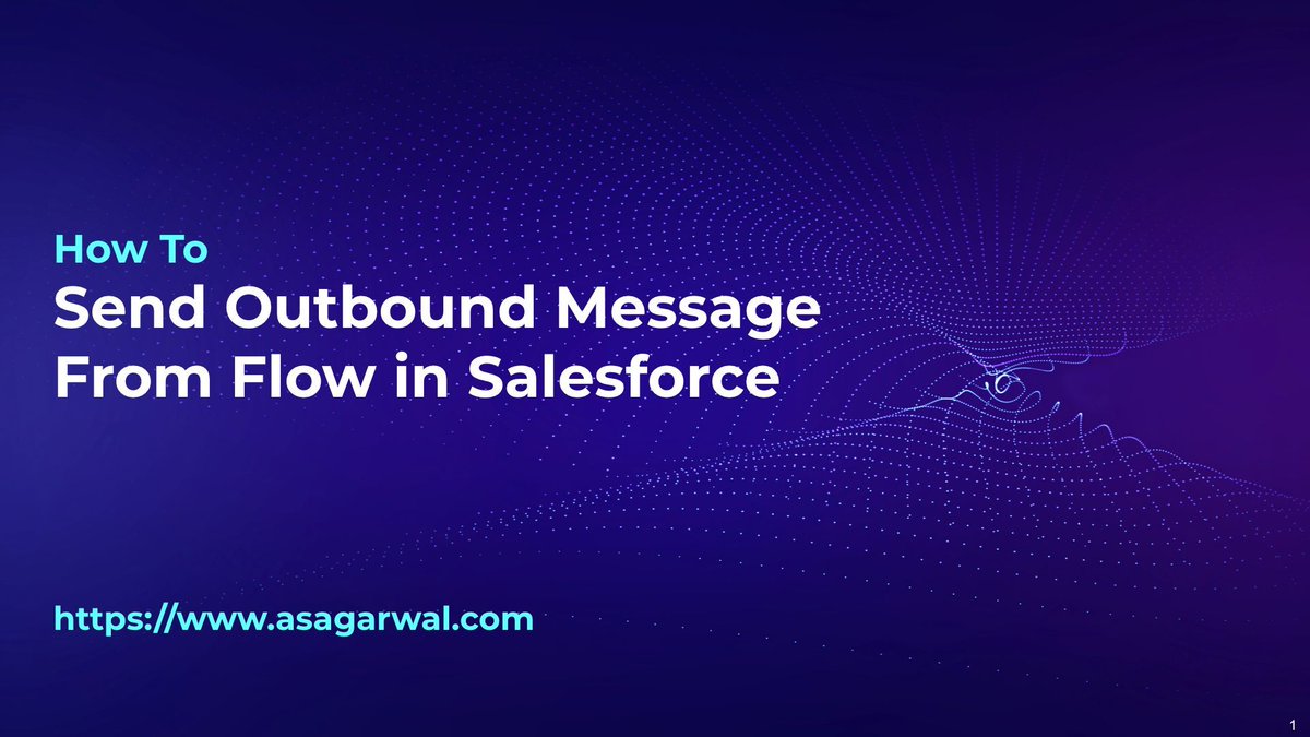 #StepByStepGuide on how to send Outbound Message from Flow in #Salesforce. Send SOAP API message to an external system whenever a record gets created or updated in Salesforce. 

Configure and test this in less than 15-20 minutes.

Check it out at 👉 bit.ly/48Wp1CB